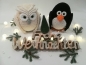 Preview: Weihnachtsparade 1 - Pinguin & Eule (DE/EN)