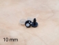 Preview: 8 - 16 mm Sicherheitsaugen flach, gepunktet (5 Paar)