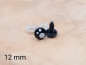 Preview: 8 - 16 mm Sicherheitsaugen flach, gepunktet (5 Paar)