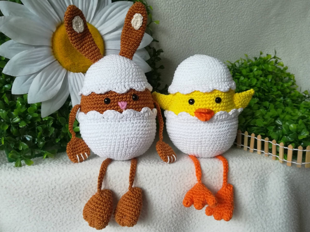 Ei, mal anders! Hase & Küken (DE/EN/NL)