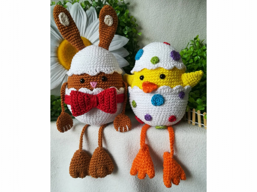 Ei, mal anders! Hase & Küken (DE/EN/NL)