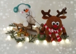 Weihnachtsparade 2 - Schneemann & Rentier (DE)